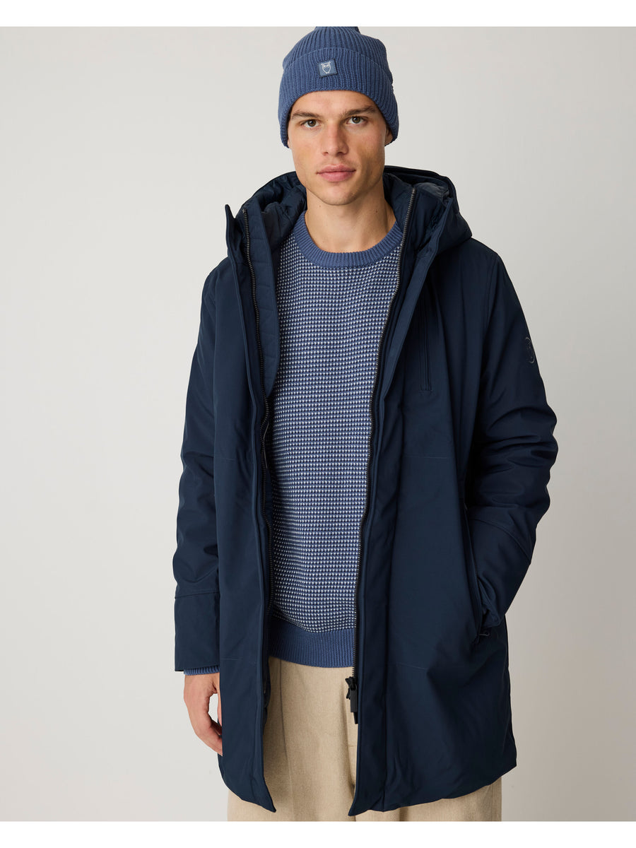 Knowledge Cotton CLIMATE SHELL™ Jacke total eclipse
