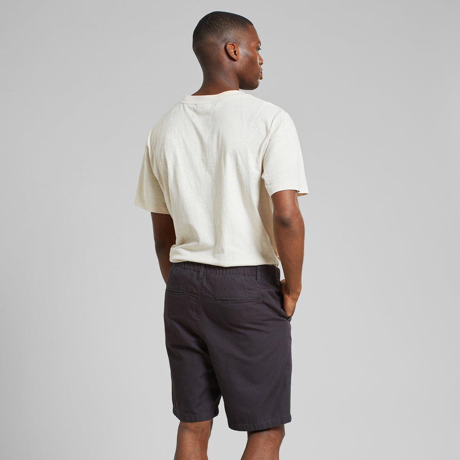 Dedicated Chino Shorts Nacka Canvas Phantom Black