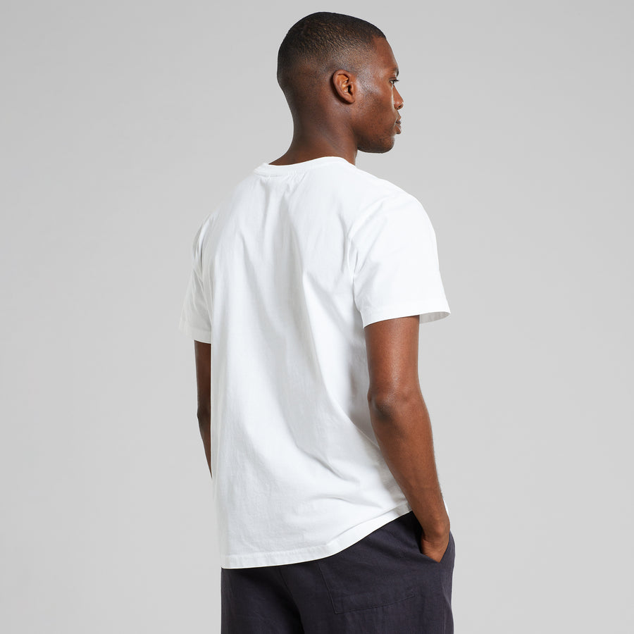 Dedicated T-shirt Stockholm BBQ Emb White