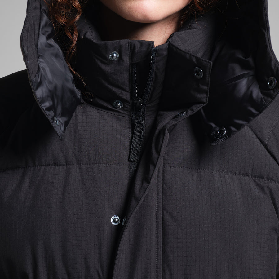 Dedicated Long Puffer Jacket Karmas Black