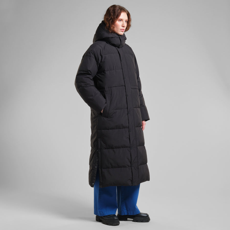 Dedicated Long Puffer Jacket Karmas Black