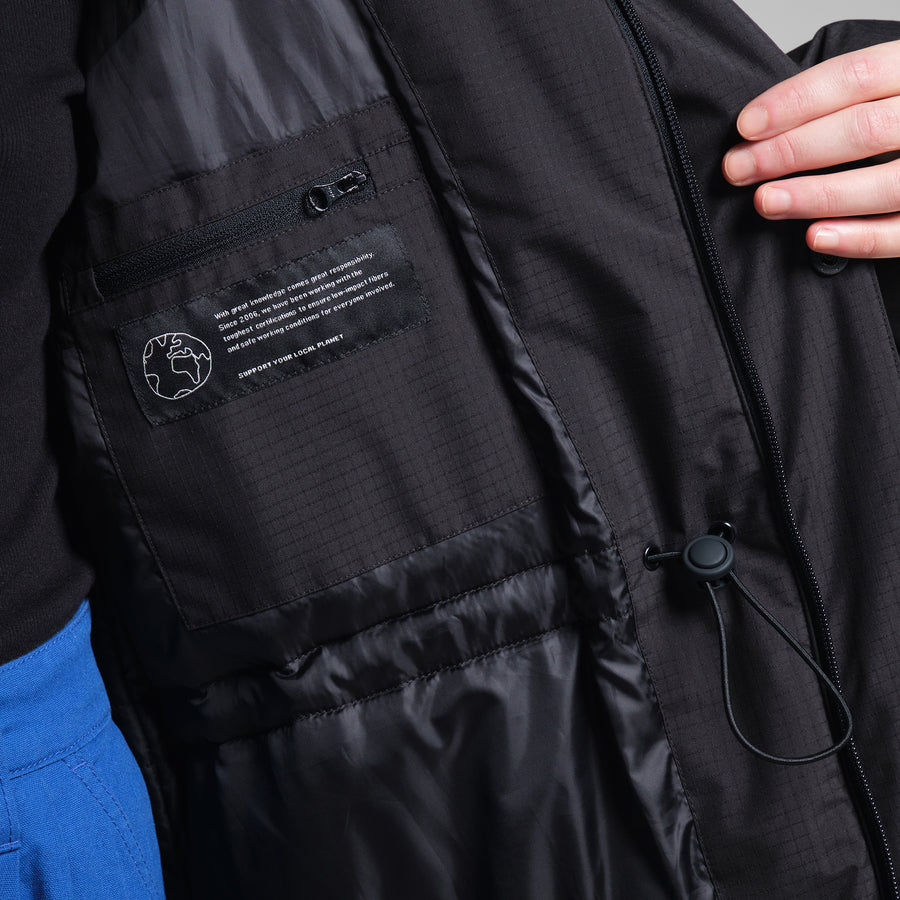 Dedicated Long Puffer Jacket Karmas Black