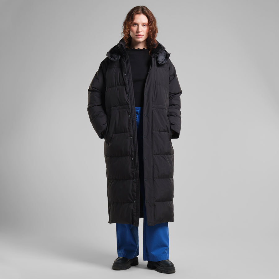 Dedicated Long Puffer Jacket Karmas Black