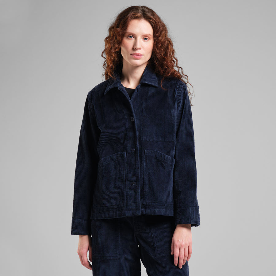 Dedicated Jacket Stiby Corduroy Navy