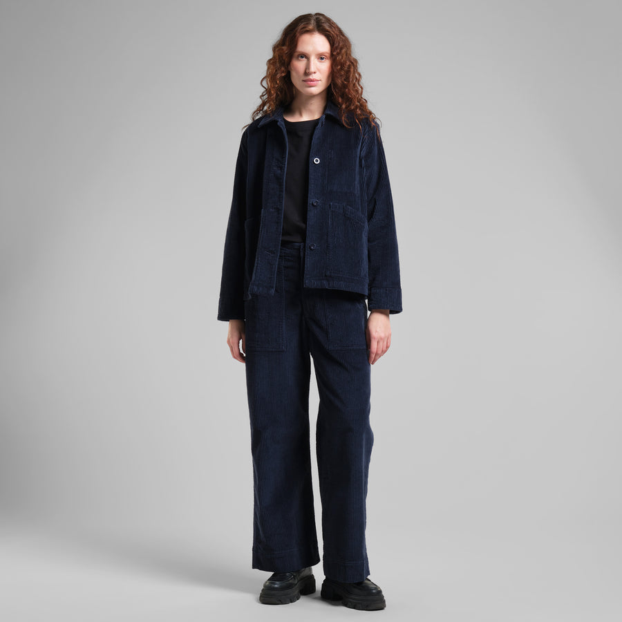 Dedicated Jacket Stiby Corduroy Navy