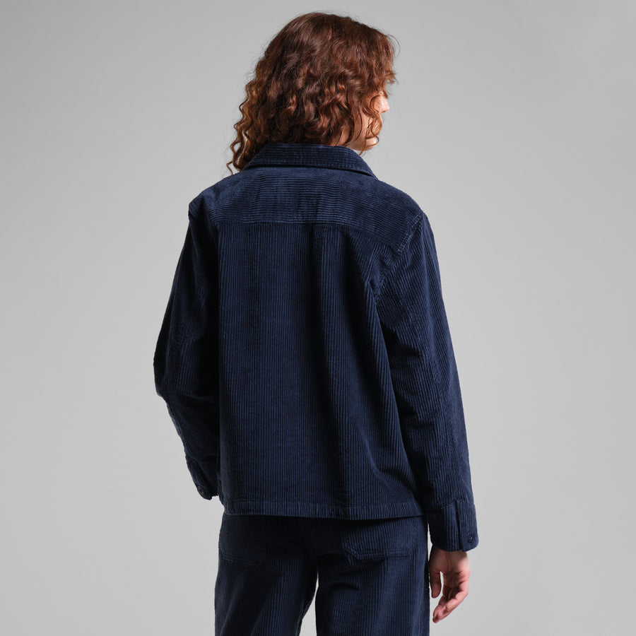 Dedicated Jacket Stiby Corduroy Navy