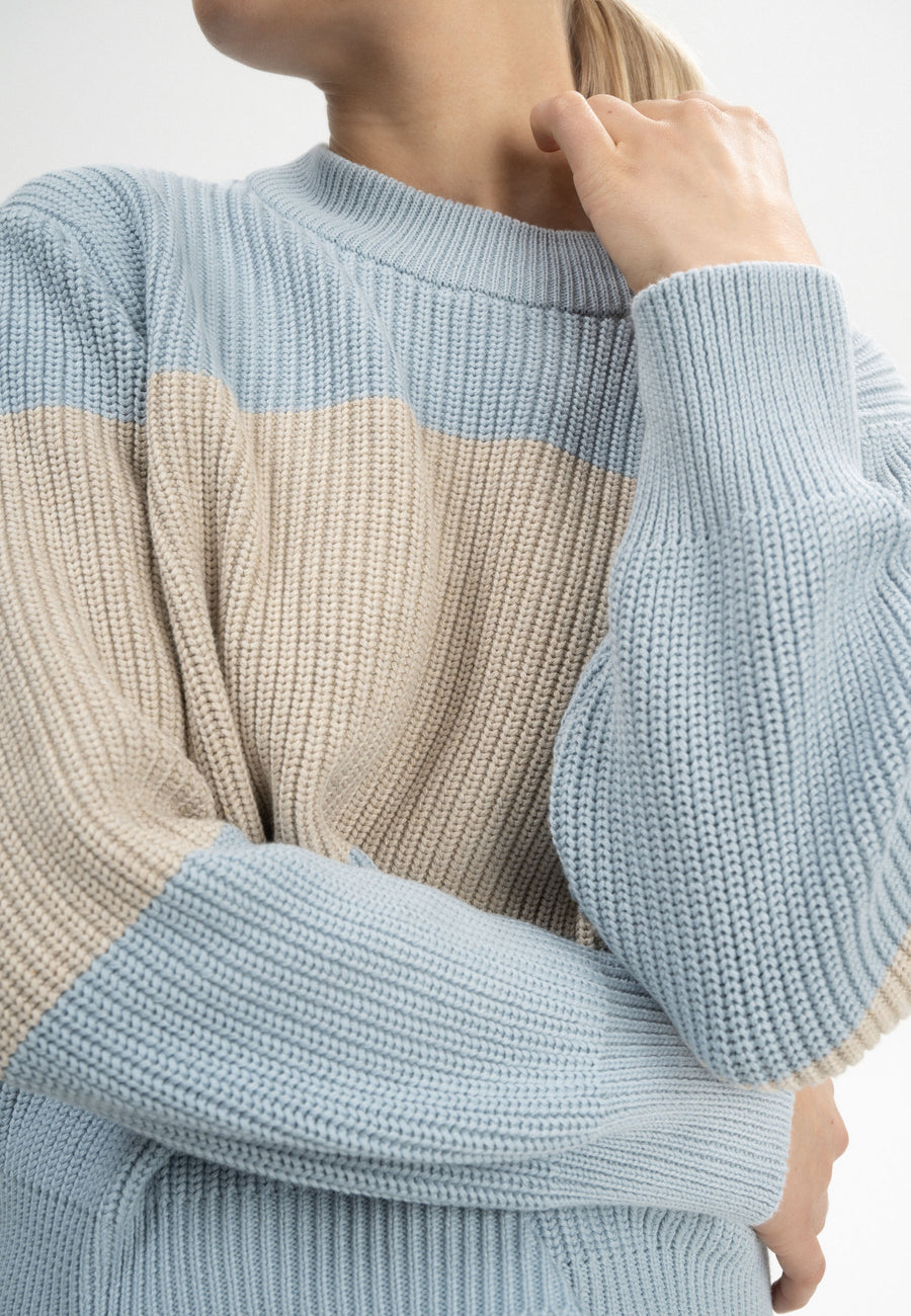 Mela Rippstrick Pullover ADAH STRIPES