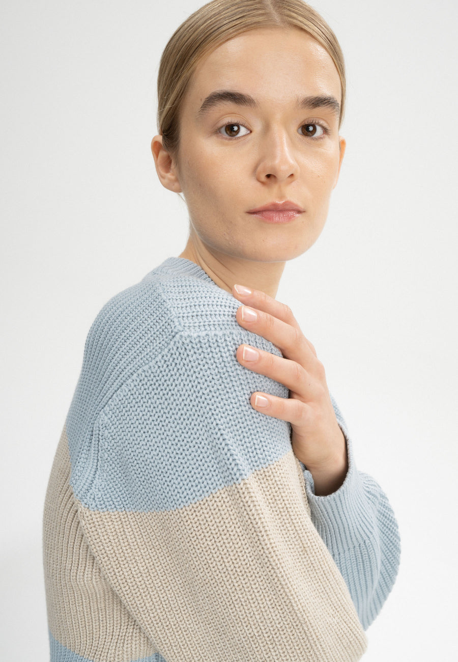 Mela Rippstrick Pullover ADAH STRIPES