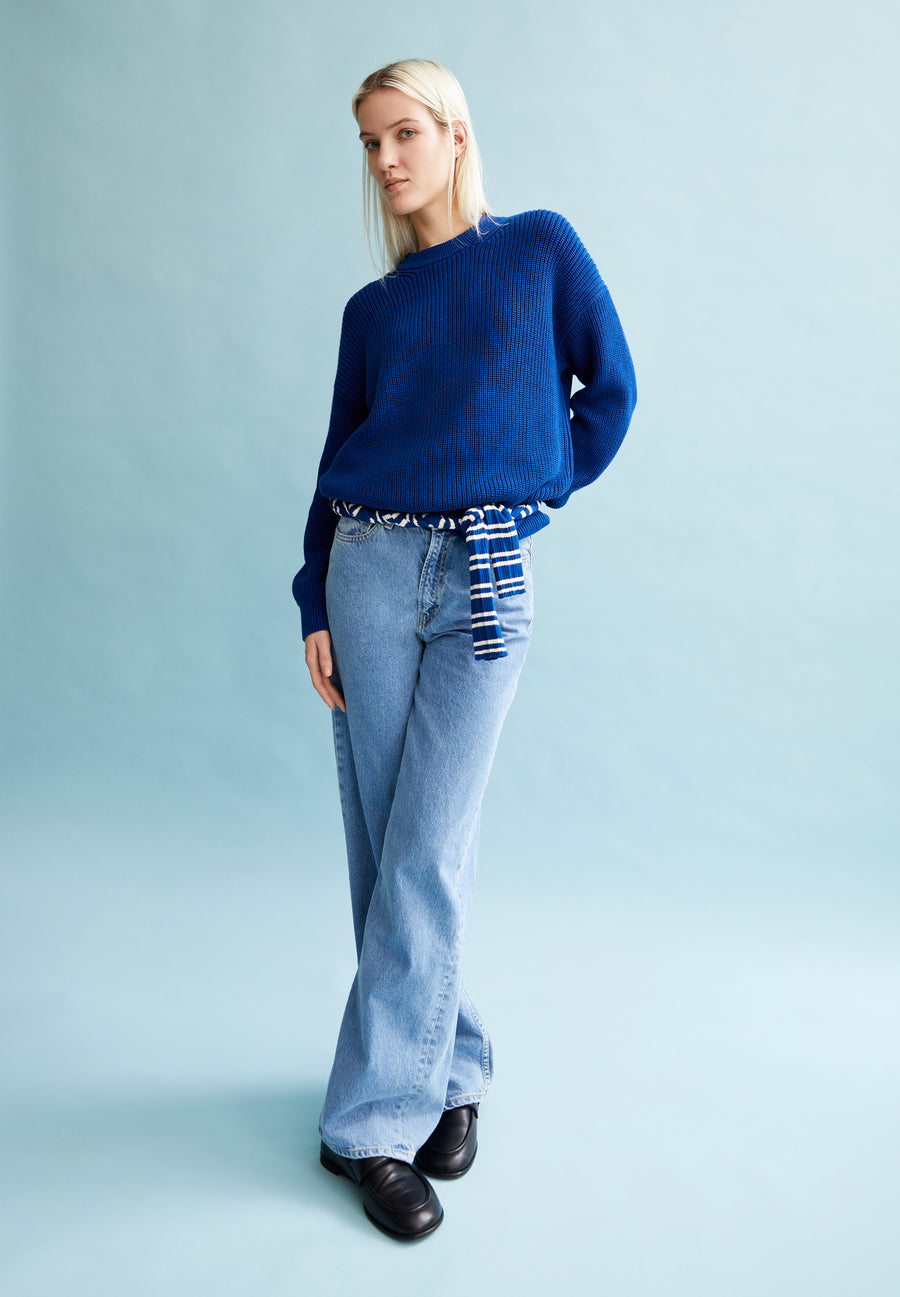 Armedangels Strick Pullover HAAYLE lapis blue