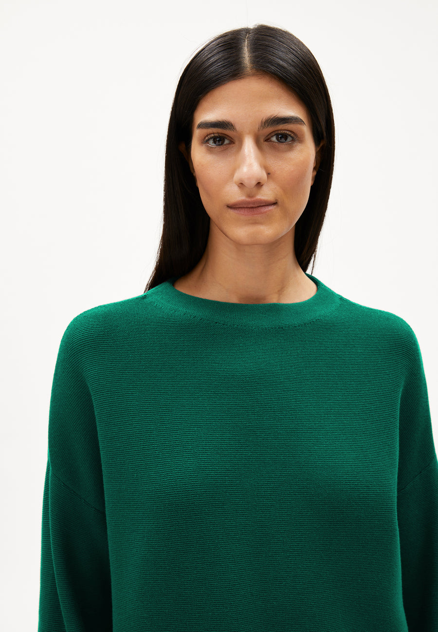 Armedangels Strick Pullover MERINAA LINKS LINKS emerald green
