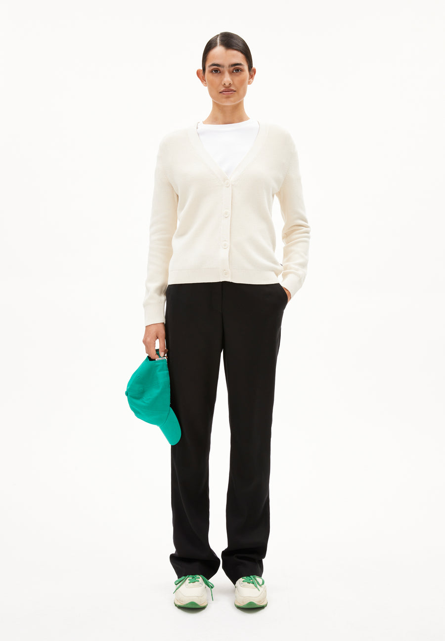Armedangels Strick Cardigan Menaal Links Links oatmilk