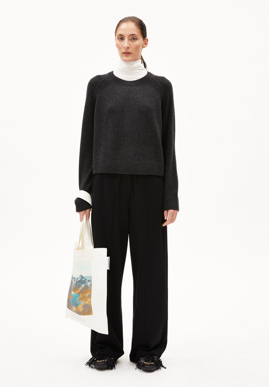 Armedangels Strick Pullover Diliriaa Reglana steel melange