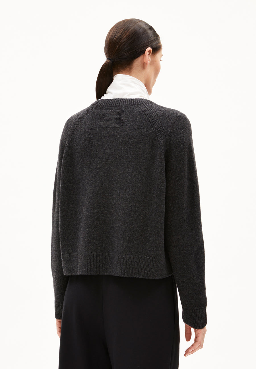 Armedangels Strick Pullover Diliriaa Reglana steel melange