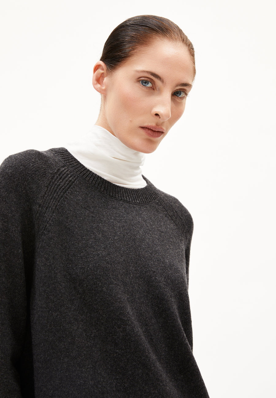Armedangels Strick Pullover Diliriaa Reglana steel melange