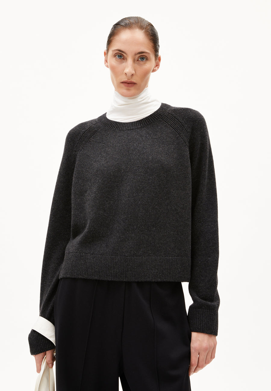 Armedangels Strick Pullover Diliriaa Reglana steel melange