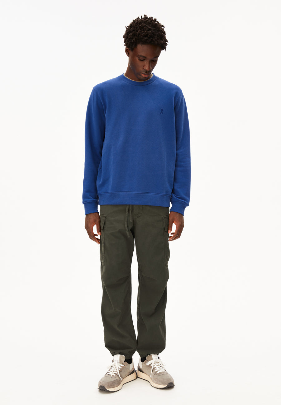 Armedangels Sweatshirt BAARO FLEECE dark morning