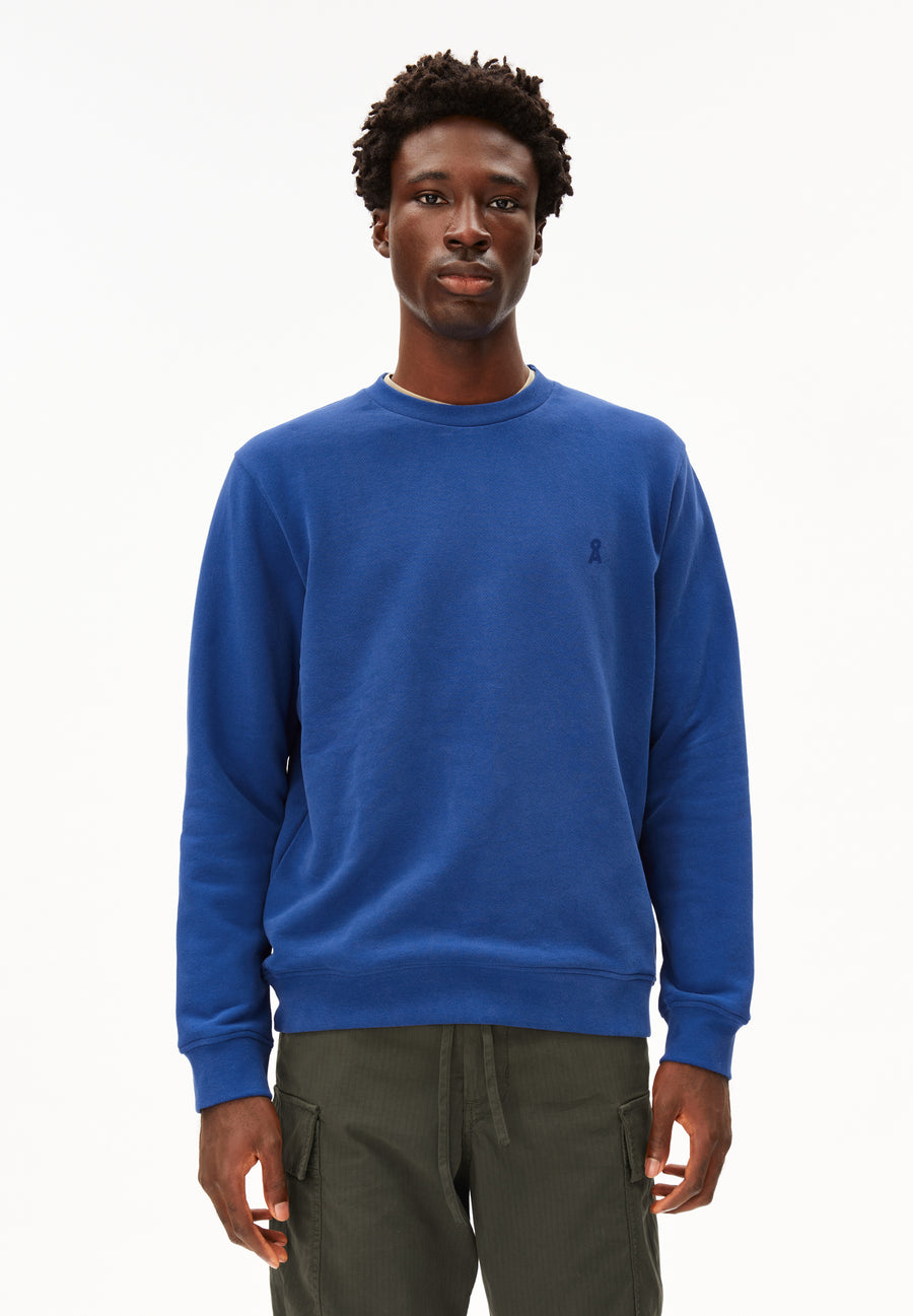 Armedangels Sweatshirt BAARO FLEECE dark morning