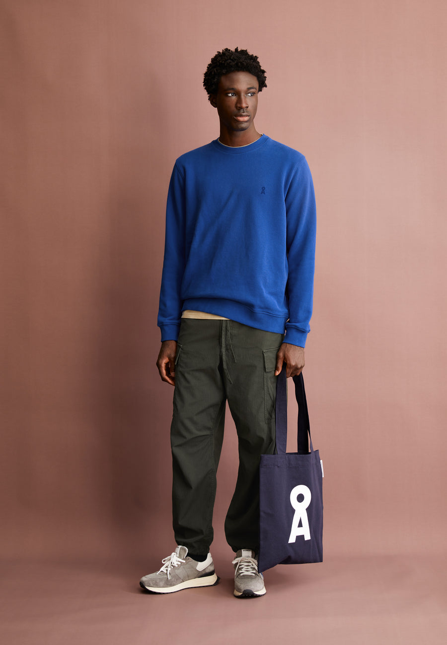 Armedangels Sweatshirt BAARO FLEECE dark morning