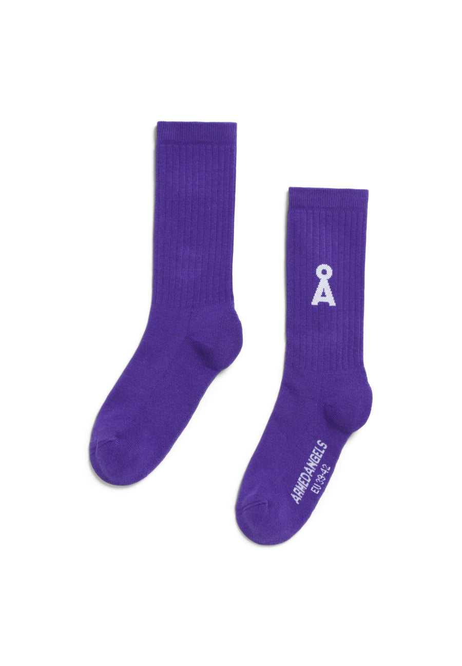 Armedangels Socken SAAMUS BOLD indigo lilac