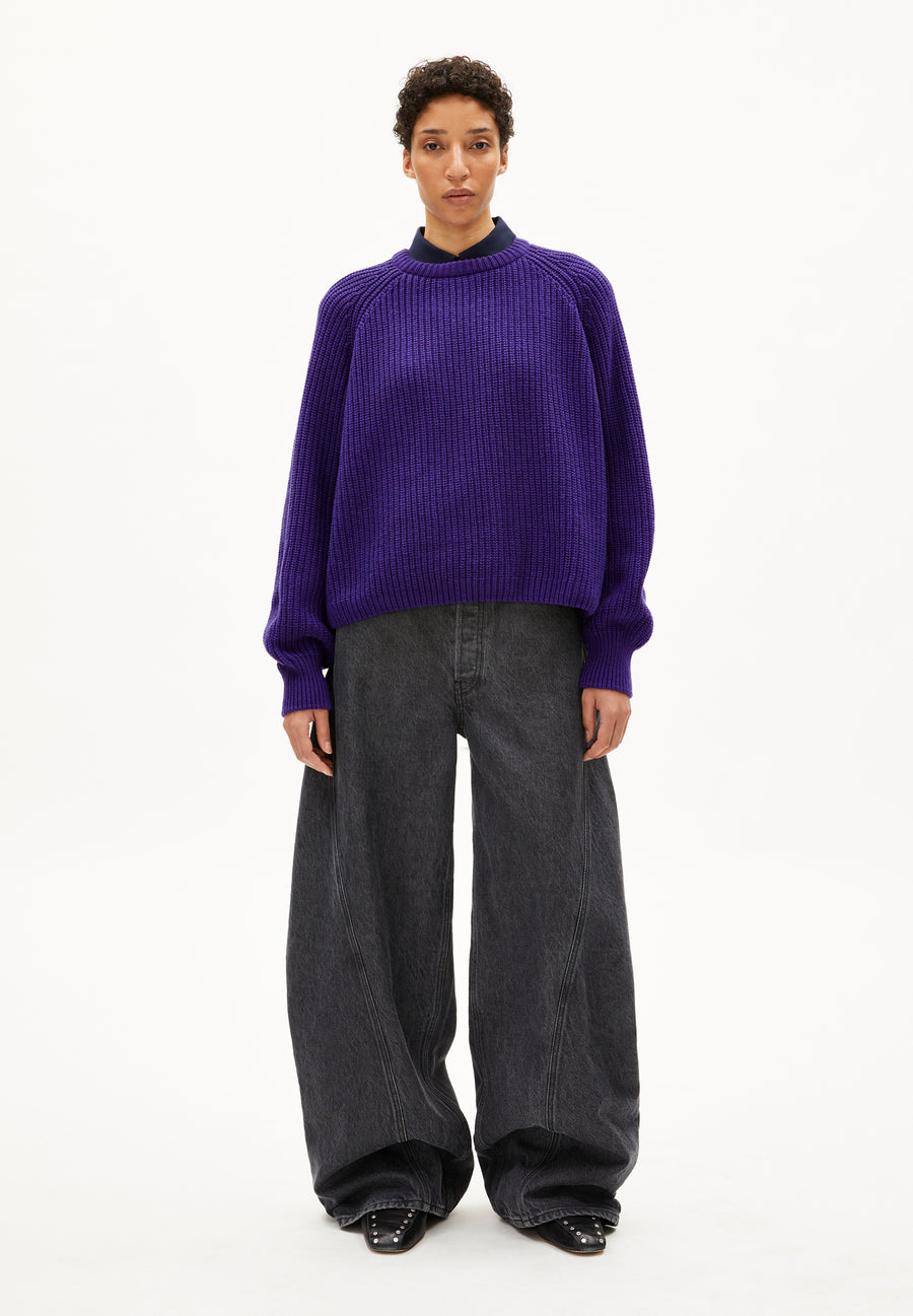Armedangels Strick Pullover KAAGI indigo lilac