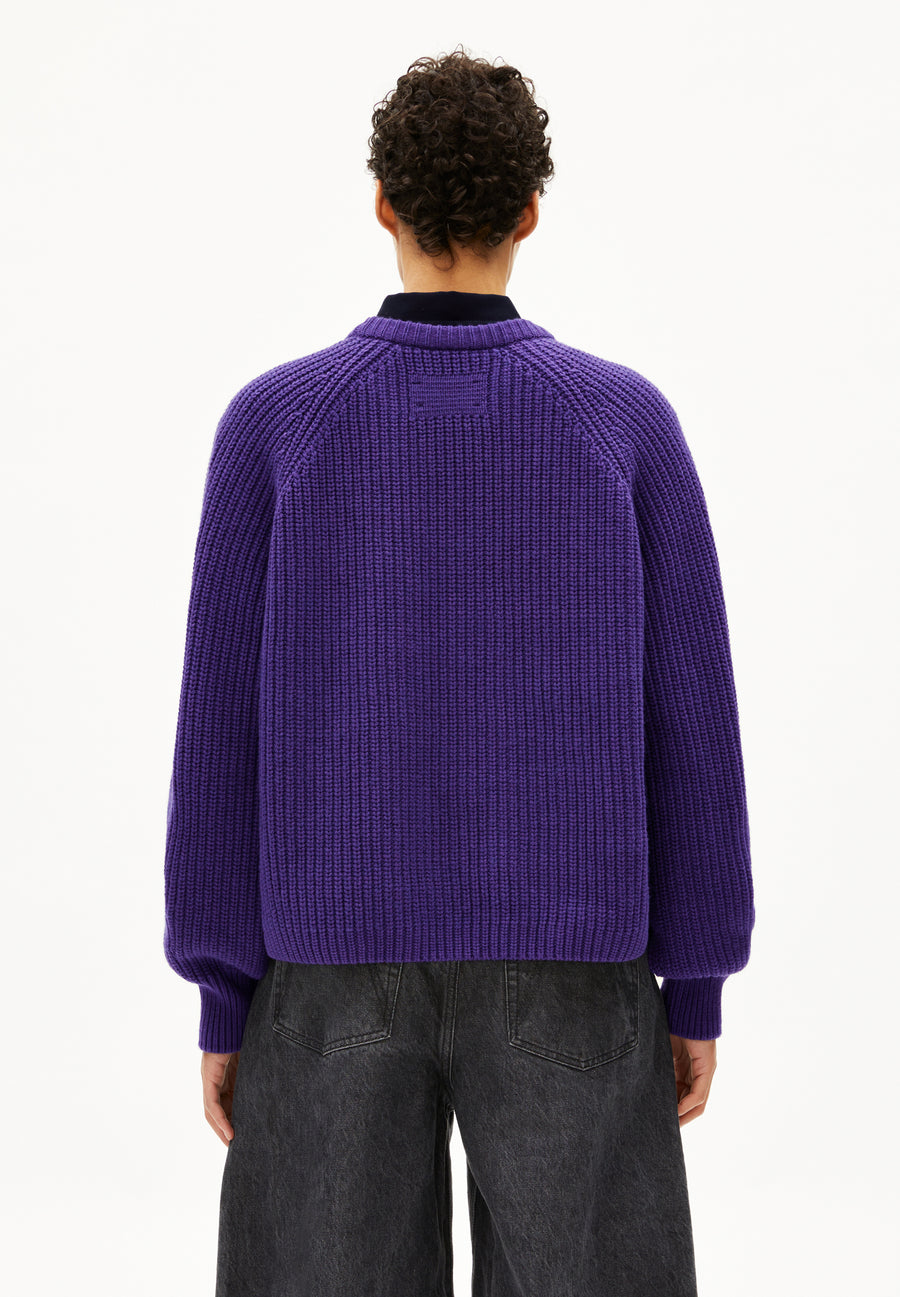 Armedangels Strick Pullover KAAGI indigo lilac