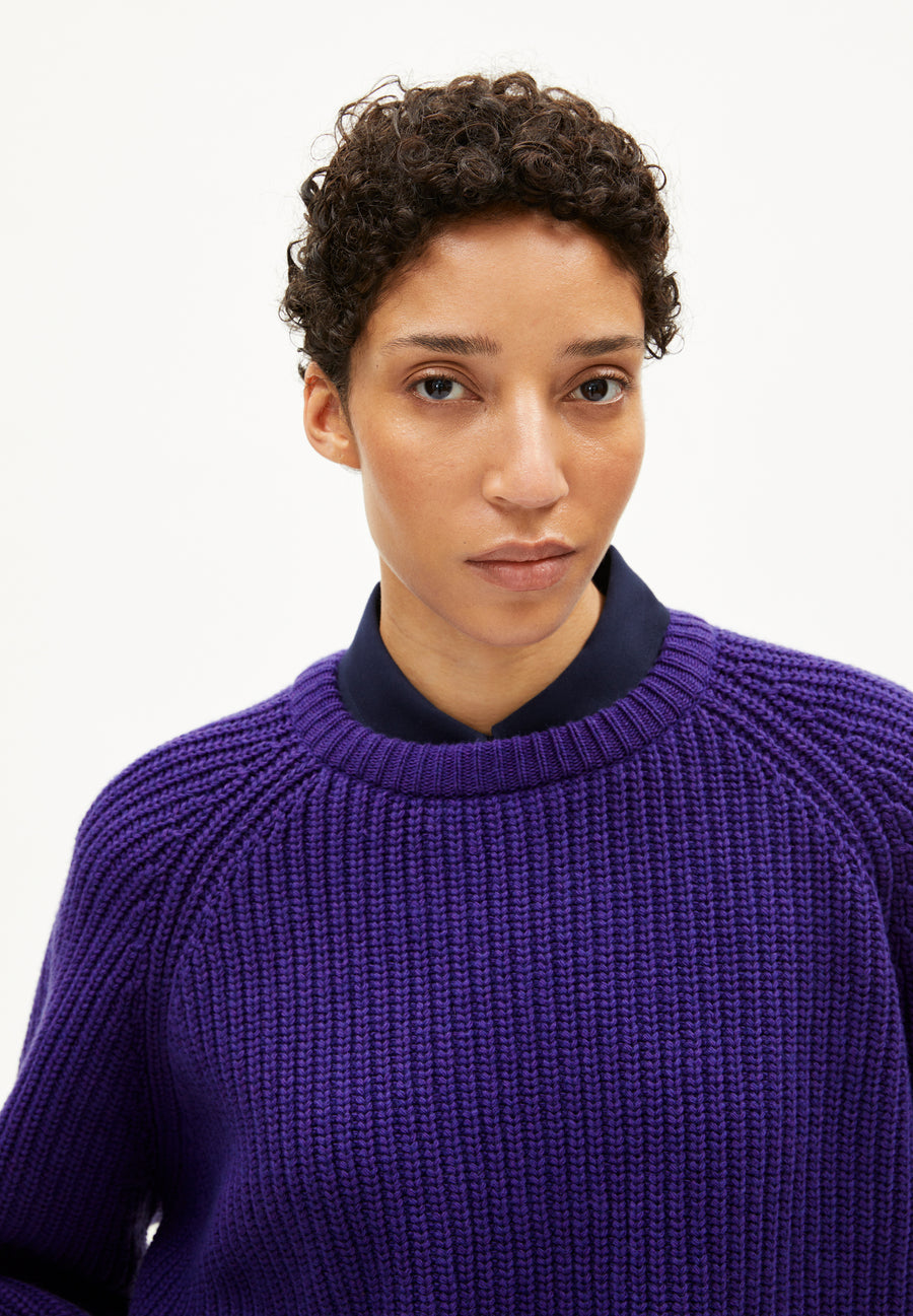 Armedangels Strick Pullover KAAGI indigo lilac