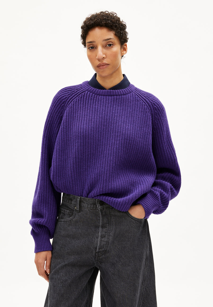Armedangels Strick Pullover KAAGI indigo lilac