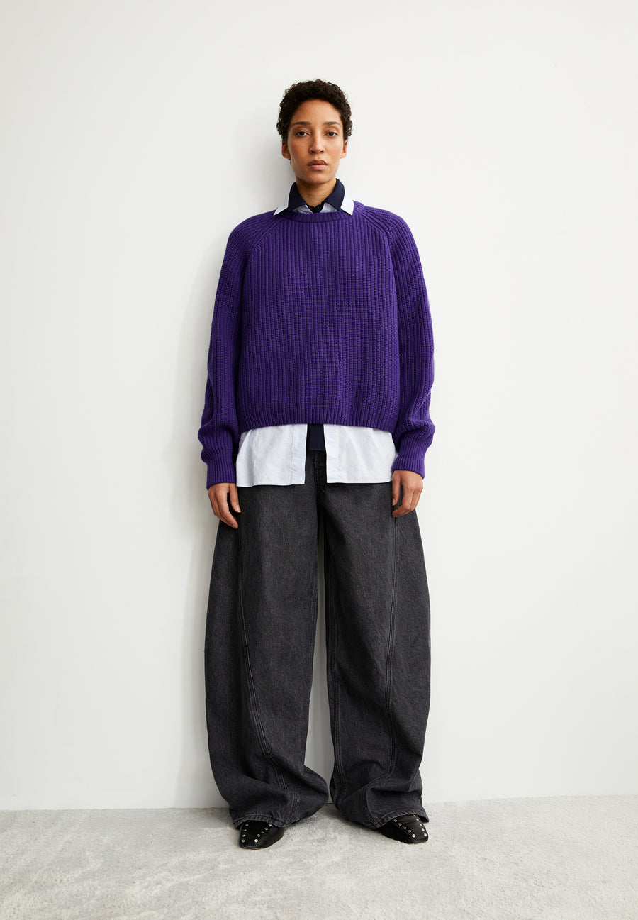 Armedangels Strick Pullover KAAGI indigo lilac