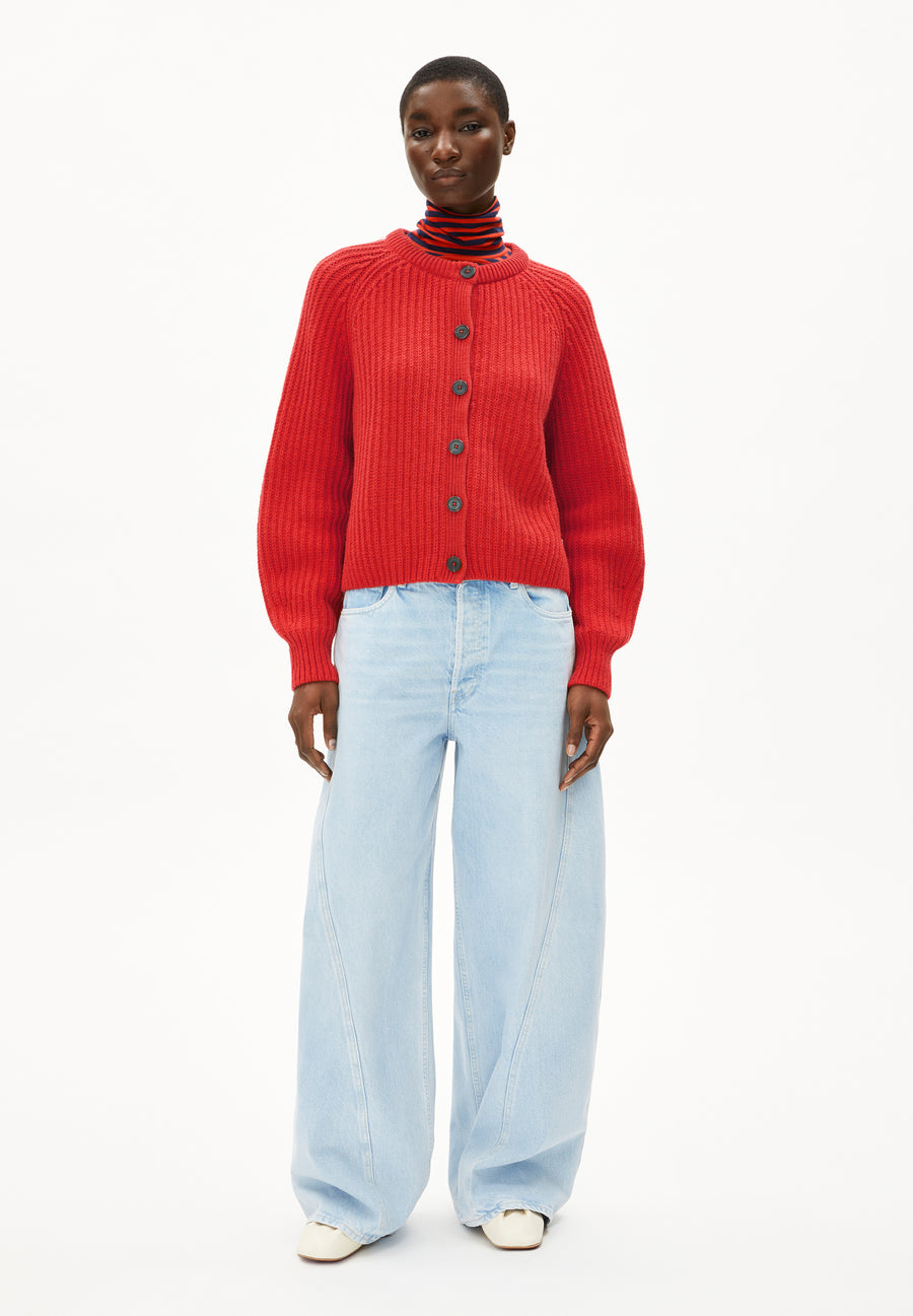 Armedangels Strick Cardigan SELMAA candy apple