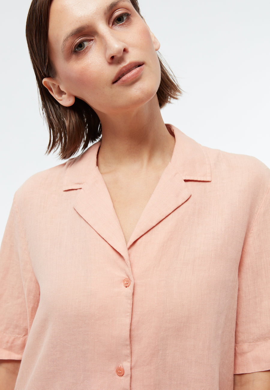 Givn Bluse Carol Light Apricot (Linen)