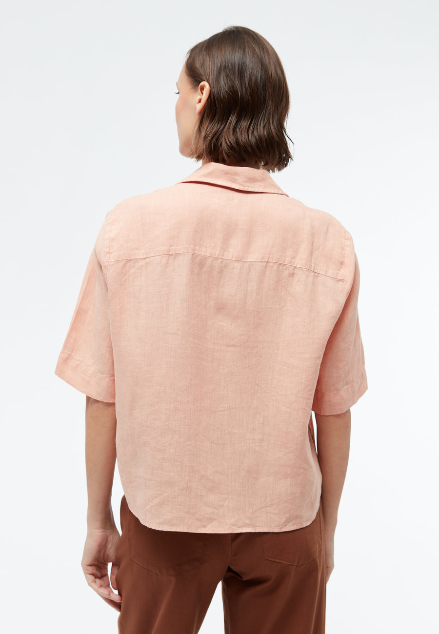 Givn Bluse Carol Light Apricot (Linen)