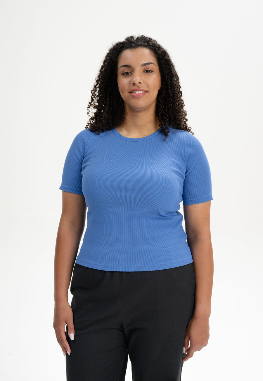 Mela Ripp T-Shirt Jasleen lagoon blue