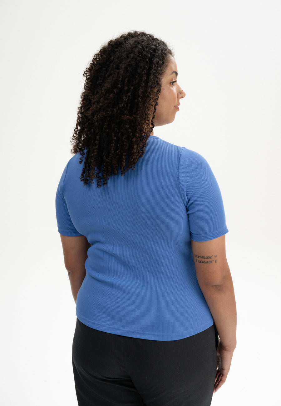 Mela Ripp T-Shirt Jasleen lagoon blue