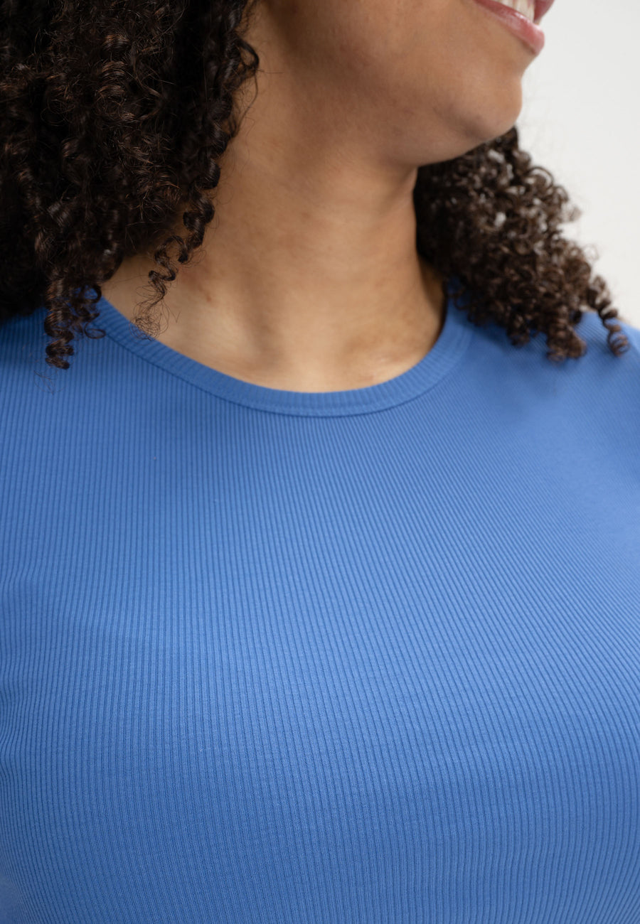 Mela Ripp T-Shirt Jasleen lagoon blue
