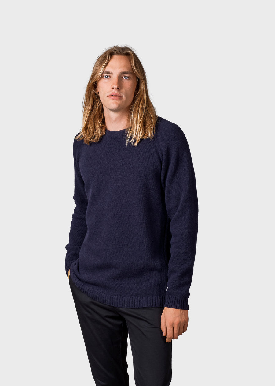Klitmøller Merino Pullover Ole knit Navy
