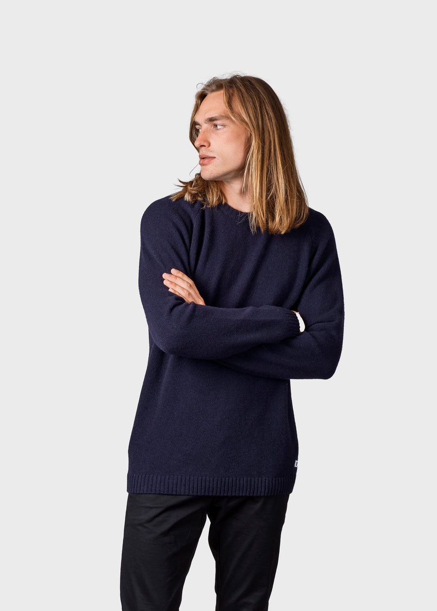 Klitmøller Merino Pullover Ole knit Navy