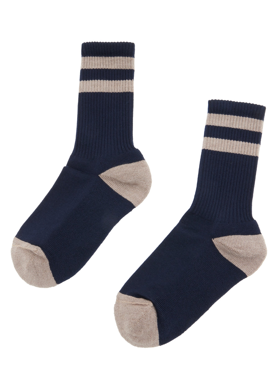 Klitmøller Striped merino sock