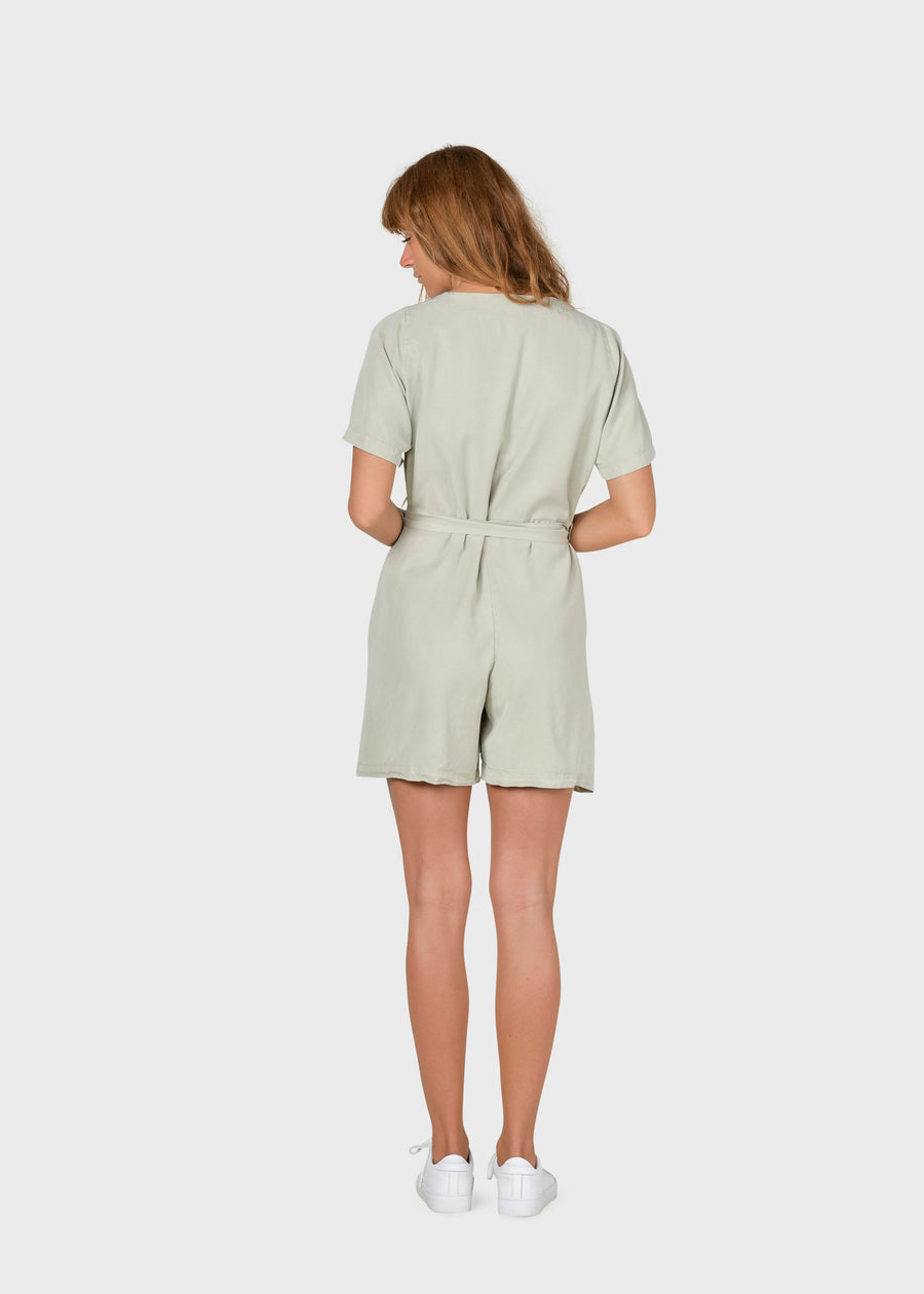 Klitmøller Collective - Klitmøller Marna short jumpsuit Sage - Grünbert