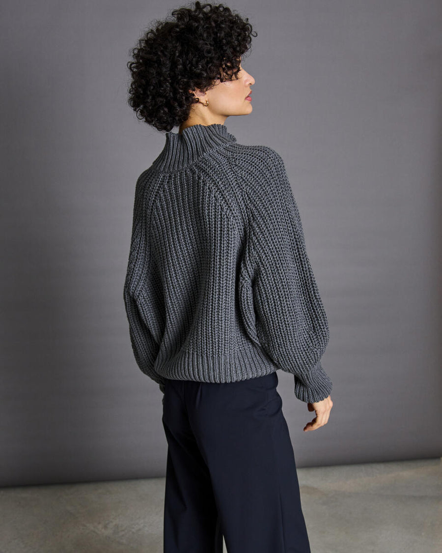 Jan N June Strick Pullover Ola Dark Grey