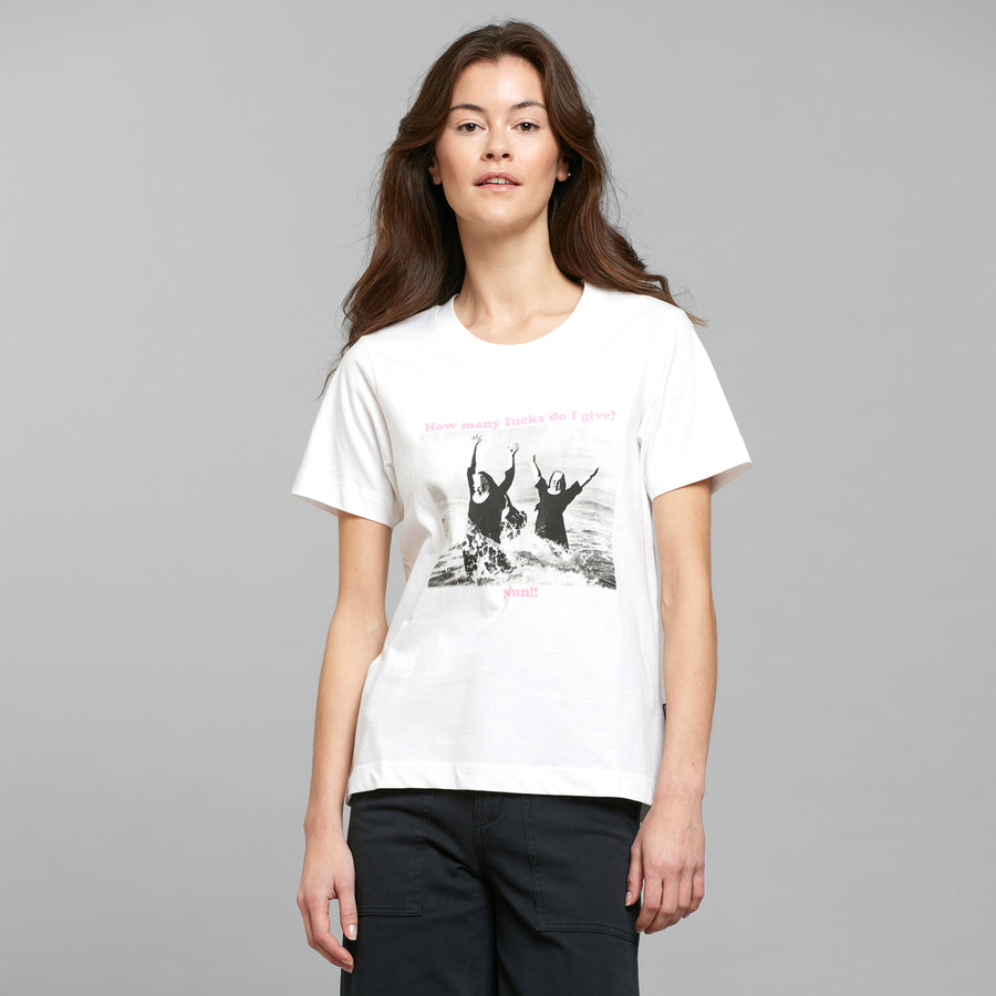 Dedicated - Dedicated T-shirt Mysen Give Nun White - Grünbert
