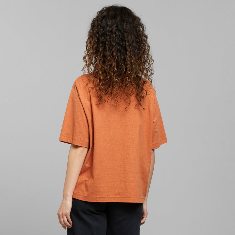 Dedicated - Dedicated T-shirt Vadstena Sunburn Orange - Grünbert