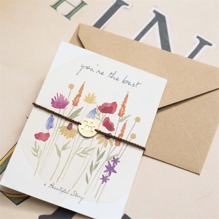 A Beautiful Story - A Beautiful Story - Jewelry Postcard Flower Field - Grünbert