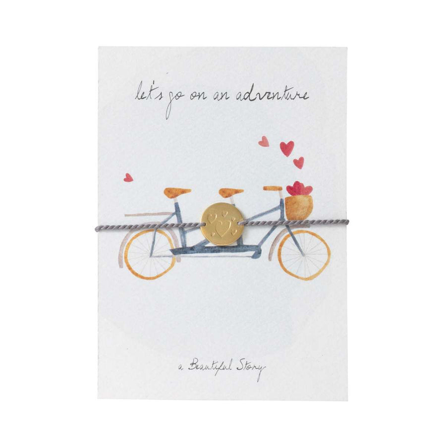 A Beautiful Story - A Beautiful Story Jewelry Postcard Tandem Bike - Grünbert