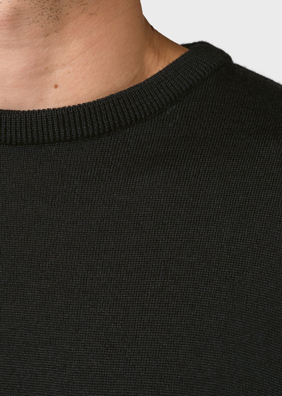 Klitmøller Collective - Klitmøller Pullover Mens basic merino knit - Grünbert