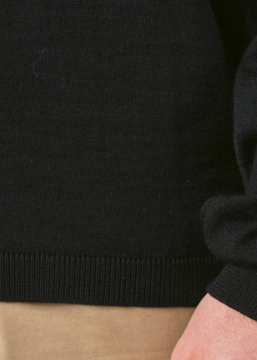 Klitmøller Collective - Klitmøller Pullover Mens basic merino knit - Grünbert